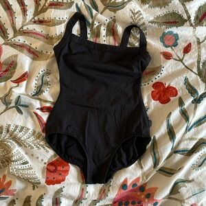 Mirella square-neck leotard